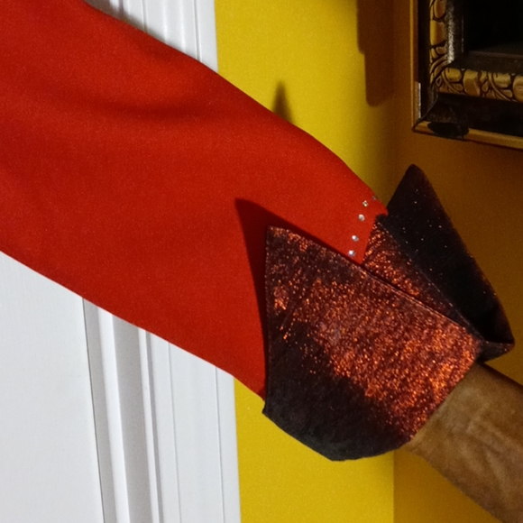 Rare Figurina Women's Size 12 Red NY Skirt Suit - Picture 5 of 8